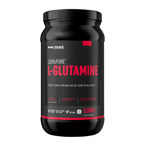 BODY ATTACK - 100% Pure L-Glutamine 1KG