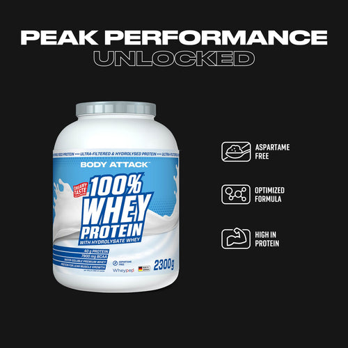 BODY ATTACK - 100% Whey Protein 2.3KG